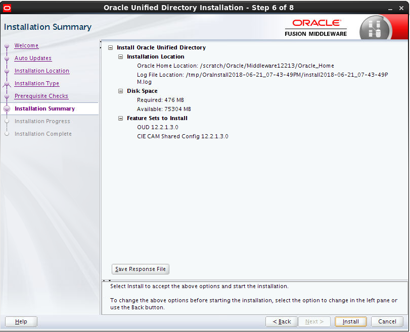 Installer Prerequisite Steup